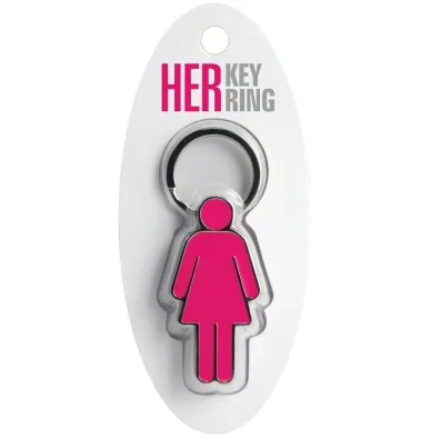 If Her KEYRING - brelok do kluczy kobieta