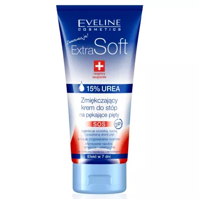 Eveline Cosmetics Extra Soft zmi�kczaj�cy krem do st�p na p�kaj�ce pi�ty 15% UREA 100 ml