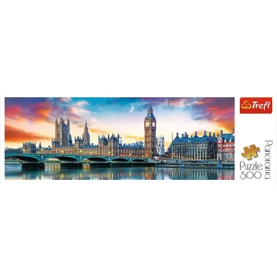 Puzzle panoramiczne 500 el. Big Ben i Pa�ac Westminsterski, Londyn Trefl