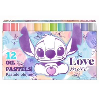 CoolPack Pastele olejne Disney Fashion Stitch Pastel 12 kolor�w
