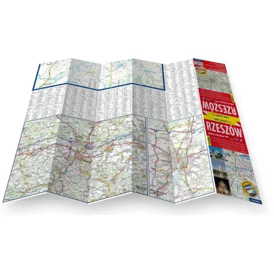 Rzesz�w plan miasta 1: 20 000 papier 2024