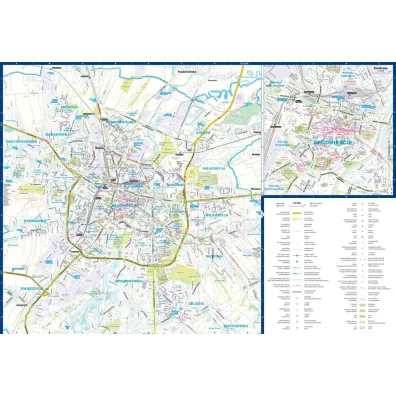 Rzesz�w plan miasta 1: 20 000 papier 2024