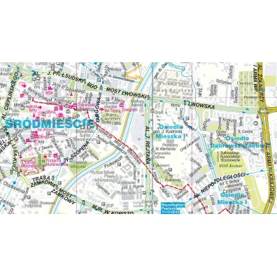 Rzesz�w plan miasta 1: 20 000 papier 2024
