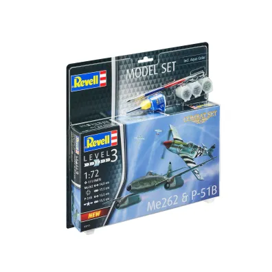 Model set Messerschmitt Me262/P-51B Mustang Cobi