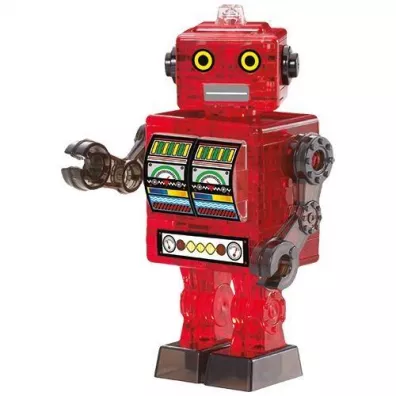 Puzzle 3D 39 el. Crystal Robot czerwony Bard Centrum Gier