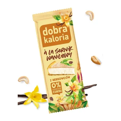 Dobra Kaloria Baton z nerkowc�w ala sernik 35 g