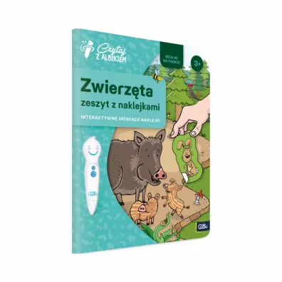 Czytaj z Albikiem. Zeszyt z naklejkami. Zwierz�ta. Interaktywne m�wi�ce naklejki