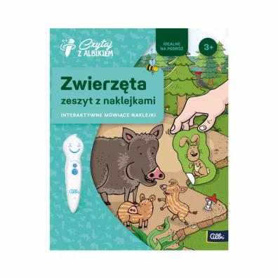 Czytaj z Albikiem. Zeszyt z naklejkami. Zwierz�ta. Interaktywne m�wi�ce naklejki