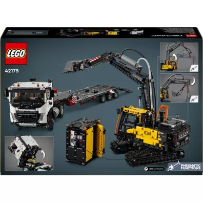 LEGO Technic Ci�ar�wka Volvo FMX i koparka EC230 Electric 42175