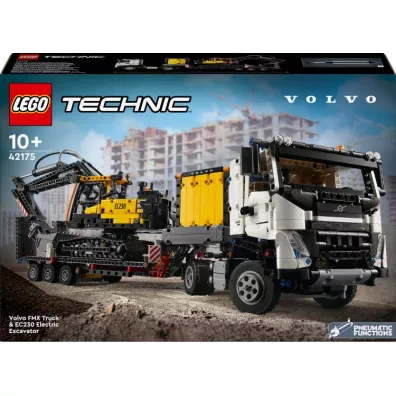 LEGO Technic Ci�ar�wka Volvo FMX i koparka EC230 Electric 42175
