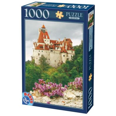 Puzzle 1000 el. Rumunia, Zamek Bran D-Toys