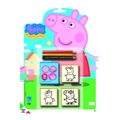 Multiprint. Peppa Pig. Piecz�tki shaped blister 3 sztuki