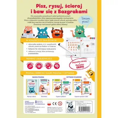 Bazgraki. Nauka pisania. Szlaczki i litery. �wiczenia. Kapitan Nauka