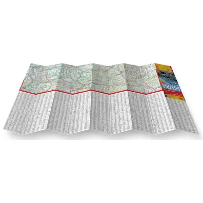 Austria mapa samochodowa 1:500 000 laminat 2025