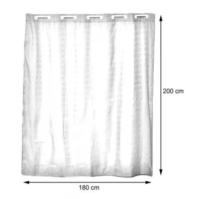 Tendance Zasona prysznicowa Diamond White H200cm