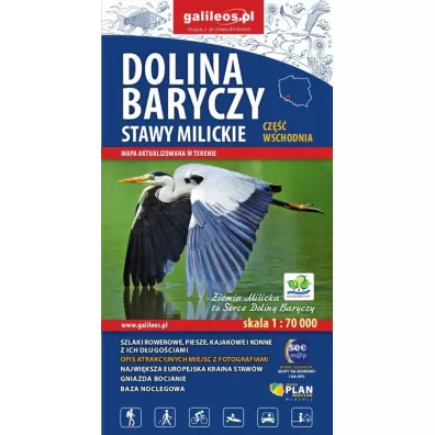 Mapa - Dolina Baryczy, cz wschodnia 1:70 000