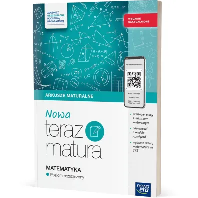 NOWA Teraz matura. Matematyka. Arkusze maturalne z materia�ami cyfrowymi. Poziom rozszerzony. Wydanie uaktualnione