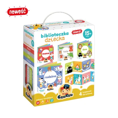 CzuCzu BIBLIOTECZKA dziecka zestaw 4 ksi��eczki 1