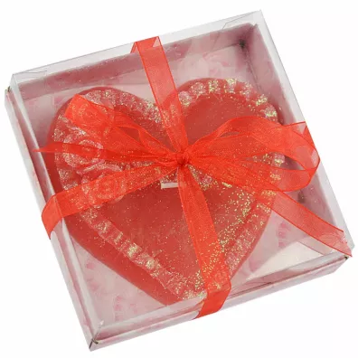 Arpex �wieca dekoracyjna Serce Walentynki 11x11cm