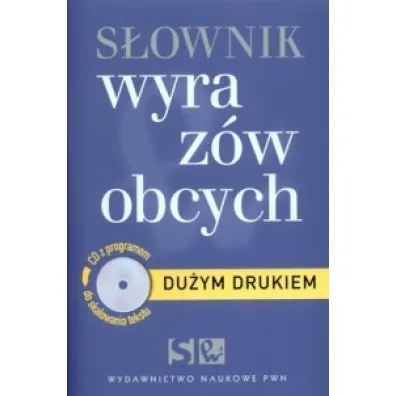 P.SLOWNIK WYRAZOW OBCYCH DUZYM DRUKIEM+CD-PWN - Lidia Drabik