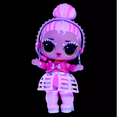 Lalka Lol Surprise z akcesoriami Neon Pop Stars kula MGA 120674 Mga Entertainment