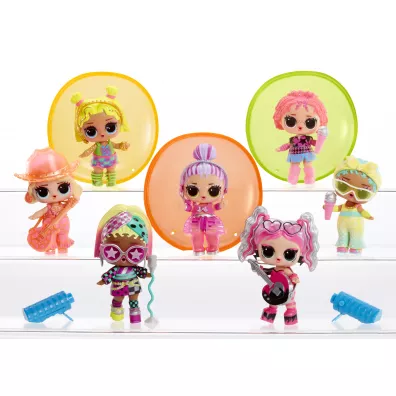 Lalka Lol Surprise z akcesoriami Neon Pop Stars kula MGA 120674 Mga Entertainment