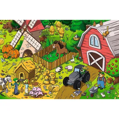 Puzzle 60 el. Weso�y dzie� Treflik�w