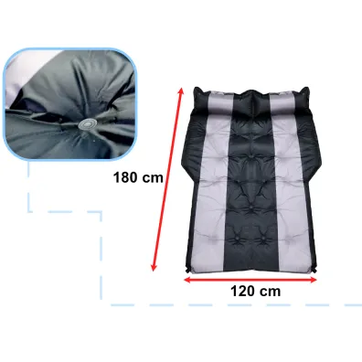 Materac dmuchany do spania ��ko do samochodu dwuosobowe 184x131cm