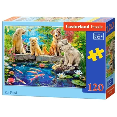 Puzzle 120 Koi Pond CASTOR Castorland