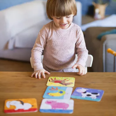 Puzzle Ukadam zwierztka Bright Junior Media