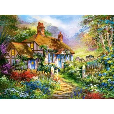 Puzzle 3000 el. Forest Cottage Castorland