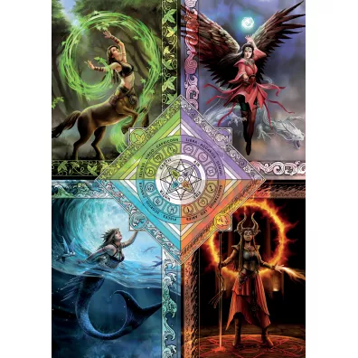 Puzzle 1500 el. Magia �ywio��w, Anne Stokes Educa
