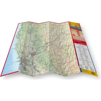 California road and tourist map 1:1 250 000 (ANG) laminat 2025