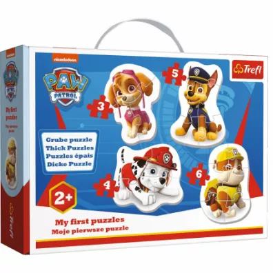 Puzzle 4w1 Baby Classic. Skye, Marshall, Chase i Rubble Trefl