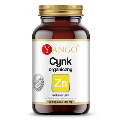Yango Cynk organiczny Suplement diety 90 kaps.