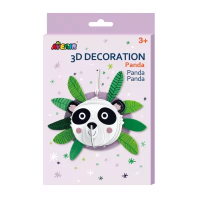 Dekoracja DIY 3D. Panda Avenir
