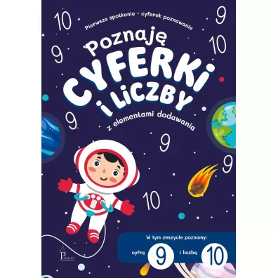 Poznaj� cyferki i liczby 9,10 z elementami dodawania