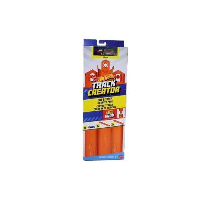 Hot Wheels. Zestaw tor�w - elastyczne, proste + autko Mattel