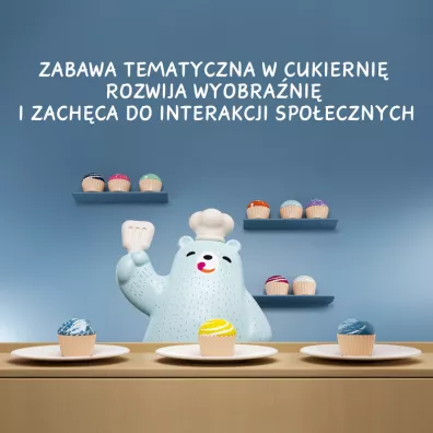 Zabawka edukacyjna G�odny Mi� Waga szalkowa Montessori - 36 m+ Top Bright