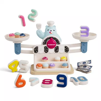 Zabawka edukacyjna G�odny Mi� Waga szalkowa Montessori - 36 m+ Top Bright