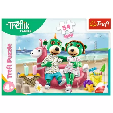 Puzzle mini 54 el. Weso�y �wiat Treflik�w 3