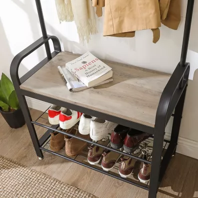 Songmics Wieszak na ubrania pka na buty LOFT
