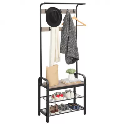 Songmics Wieszak na ubrania pka na buty LOFT