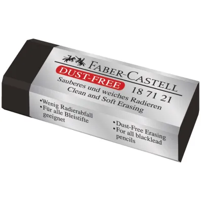 Faber-Castell Gumki do wymazywania Dust free - czarna (187121)