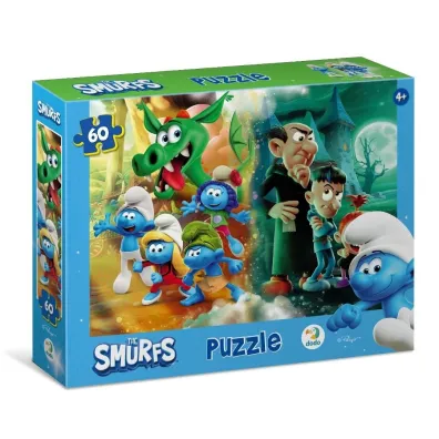 Puzzle 60 Smerfy Smoczy pupil Dodo