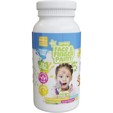 Boti Farba do malowania palcami - bia�a 250ml