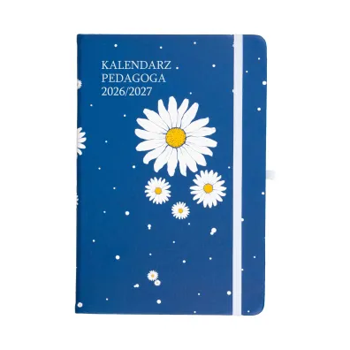 Kalendarz pedagoga 2026/2027 Salsa A5 tygodniowy stokrotka