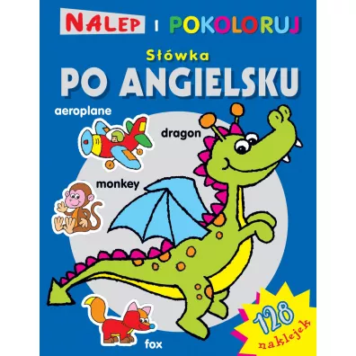 Nalep i pokoloruj. S��wka po angielsku