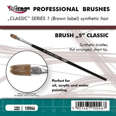 P�dzelek p�aski high quality classic rozm 5
