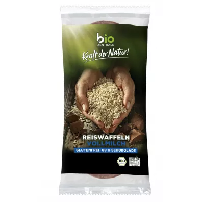 Bio-Zentrale Wafle ry�owe z mleczn� czekolad� bezglutenowe 100 g Bio